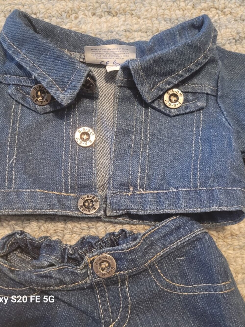 Build-A-Bear Denim Set - Picture 2 of 5